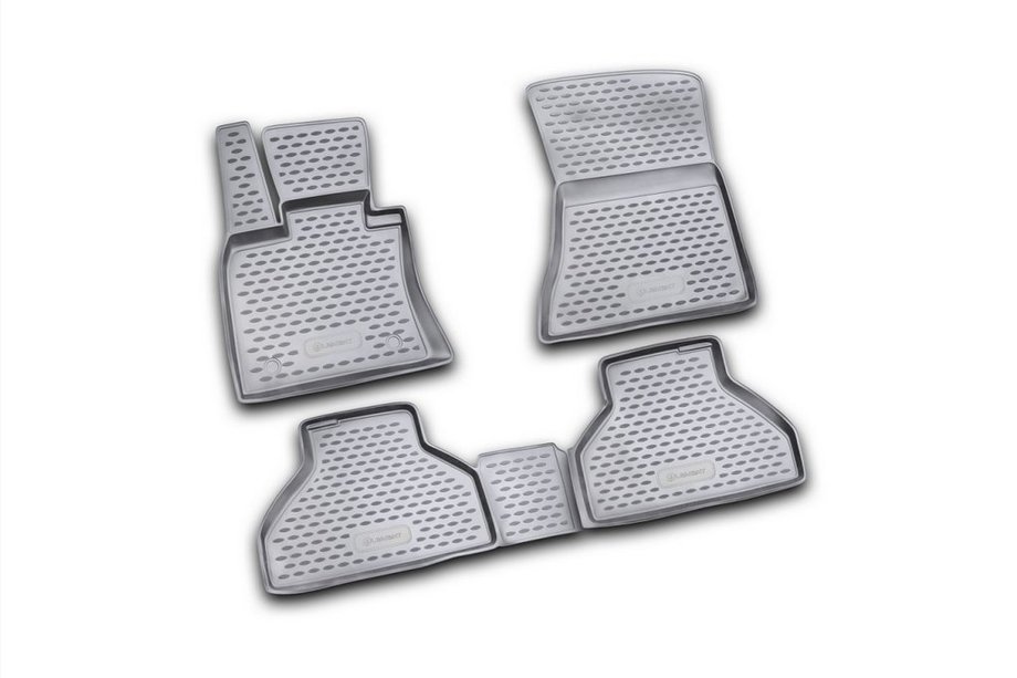 BMW X5 E70 2007-2013 Tapis de sol en caoutchouc (4 pcs, Novline) Image