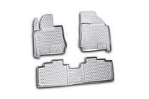 Cadillac SRX 2004-2009 (2010↗) Tapis de sol en caoutchouc (3 pcs, Novline) photo 1