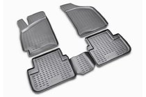 Chevrolet Lanos 1998–2017 Tapis de sol en caoutchouc (4 pcs, Novline) photo 1