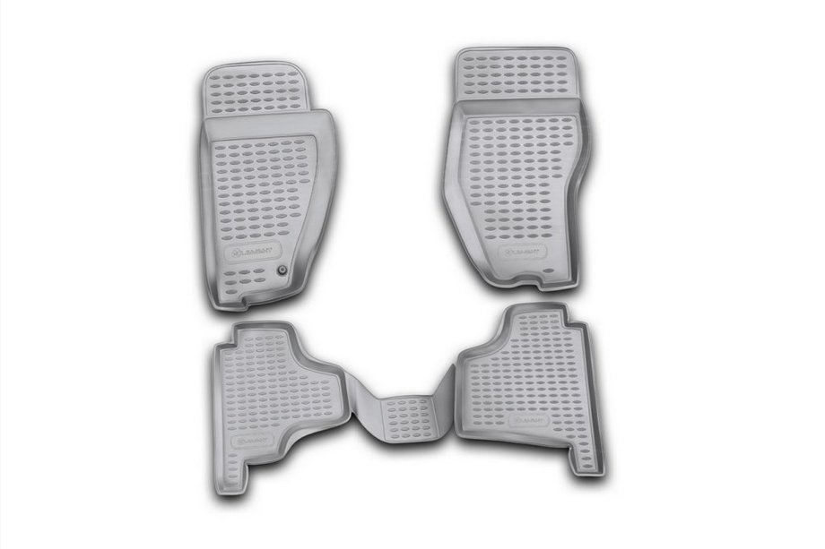 Dodge Nitro 2006-2011 Tapis de sol en caoutchouc (4 pcs, Novline) Image