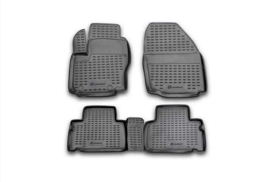 Ford S-Max 2007-2014 Tapis de sol en caoutchouc (4 pcs, Novline) FN Image