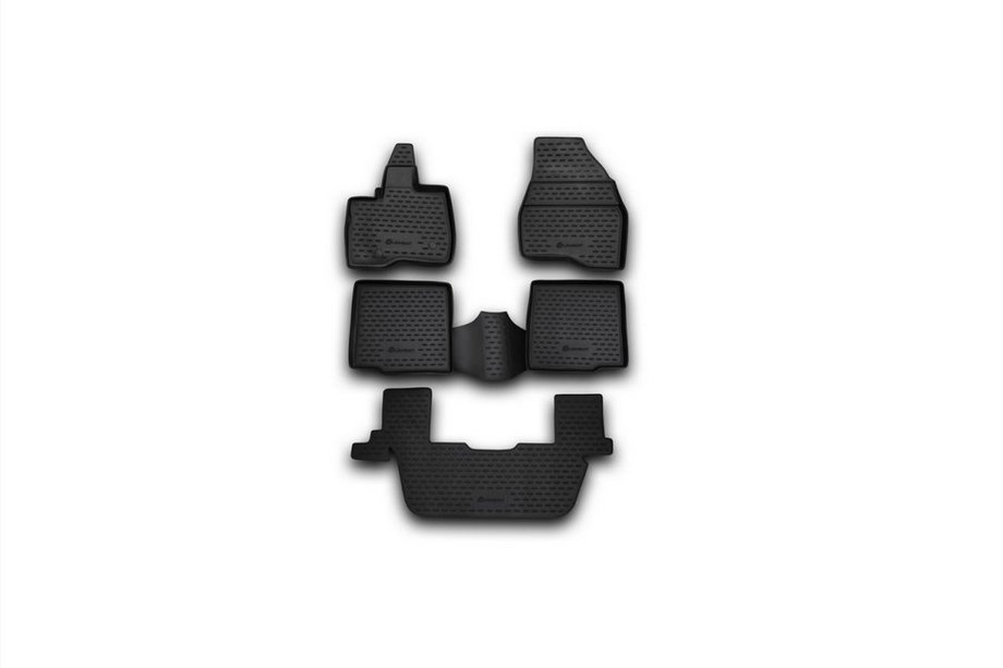 Ford Explorer 2011-2019 Tapis de sol caoutchouc interieur (5 pcs, Novline) Image
