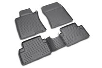 Honda Accord VII 2002-2007 Tapis de sol en caoutchouc (4 pcs, Novline) photo 1