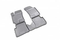 Hyundai Getz 2002- Tapis de sol en caoutchouc (4 pcs, Novline) photo 1
