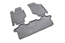 Hyundai Trajet 2000-2007 Tapis de sol caoutchouc interieur (5 pcs, Novline) Boite automatique photo 1
