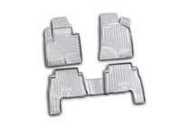 Hyundai Santa Fe 2 2006-2012 (2010-2012) Tapis de sol en caoutchouc (4 pcs, Novline) photo 1