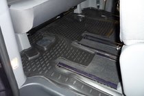 Hyundai H300, H1, Starex 2008-2020 Tapis en caoutchouc (3e rangée) habitacle (Novline) New photo 1