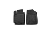 Hyundai Accent 2011-2017 Tapis de sol en caoutchouc intérieur (2 pcs, Novline) photo 1