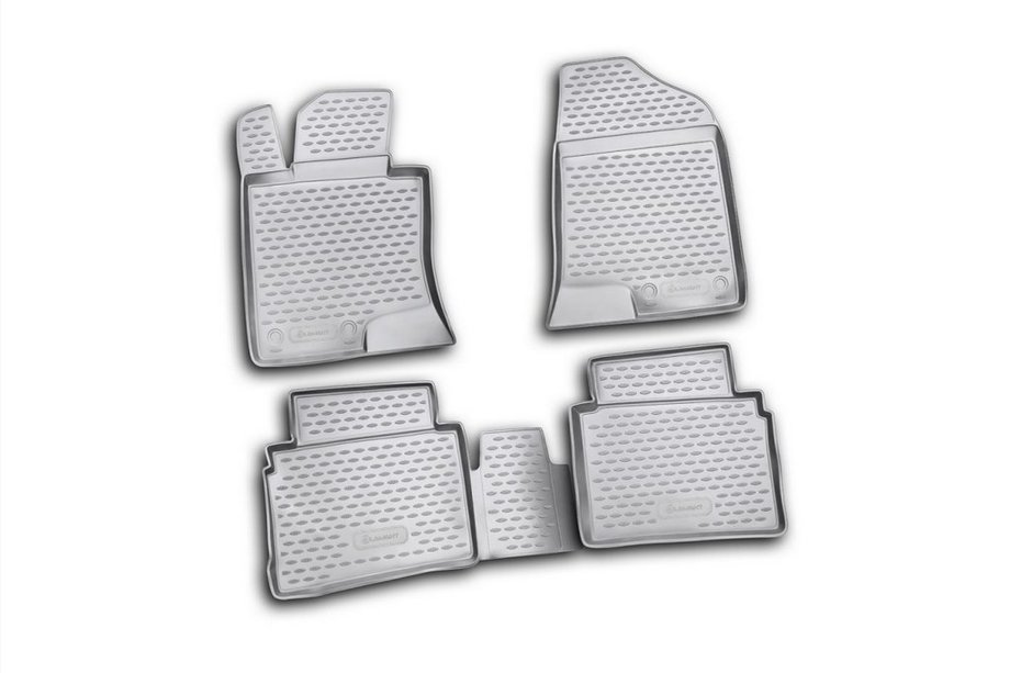 Hyundai Sonata YF 2010-2014 Tapis de sol en caoutchouc (4 pcs, Novline) Photo 1