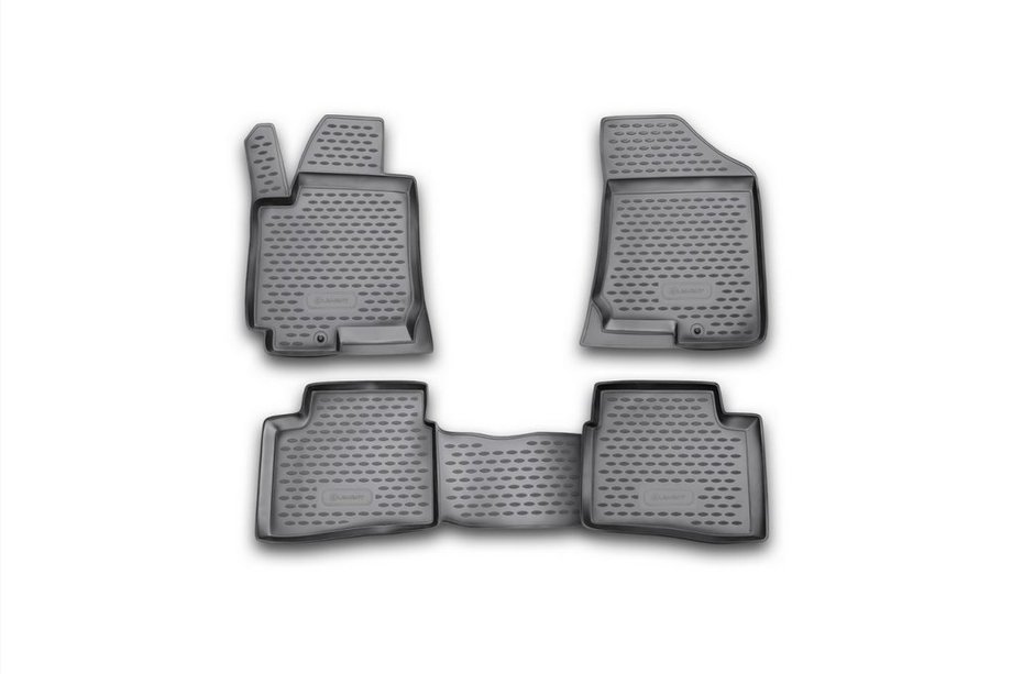 Kia Ceed 2007-2012 Tapis de sol en caoutchouc (4 pcs, Novline) Proceed 3D Image