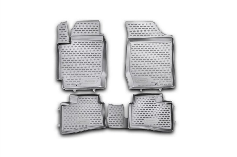 Kia Cerato 2 2010-2013 Tapis de sol en caoutchouc habitacle (4 pcs, Novline) Koup Photo 1