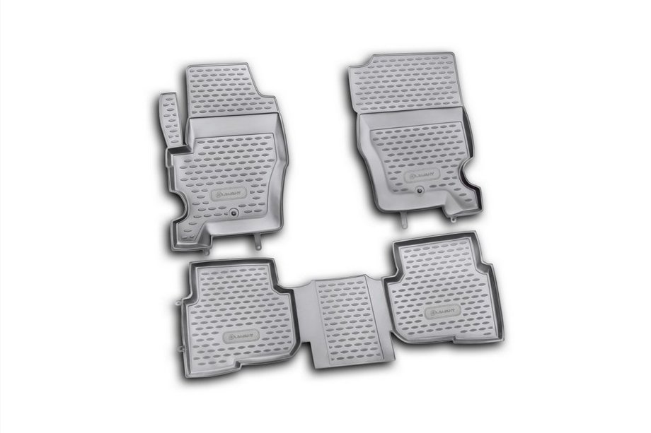 Land Rover Discovery IV 2009-2017 Tapis de sol en caoutchouc (4 pcs, Novline) Image