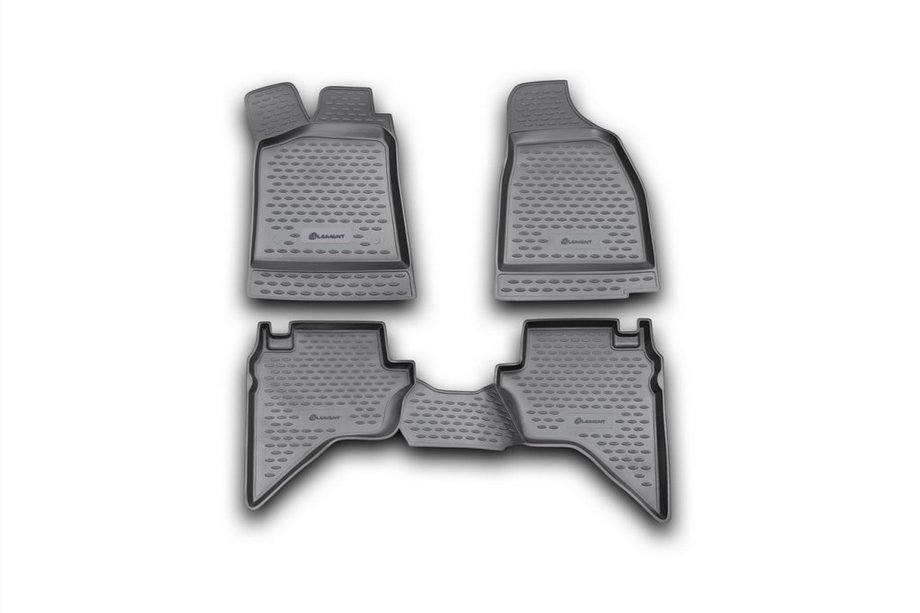 Mazda BT-50 2007-2012 Tapis de sol en caoutchouc (4 pcs, Novline) Photo 1