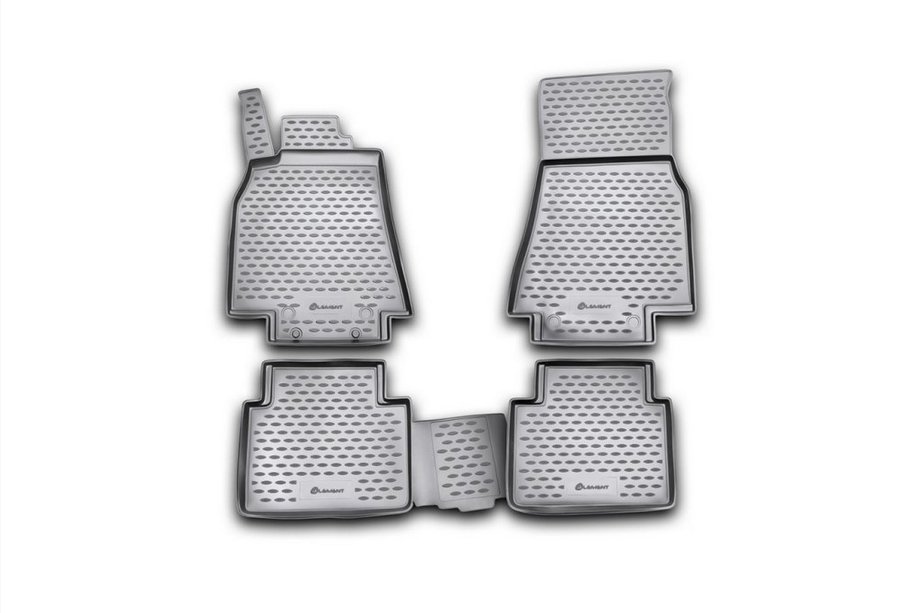 Mercedes B-class W245 2005-2011 Tapis de sol en caoutchouc (4 pcs, Novline) Image