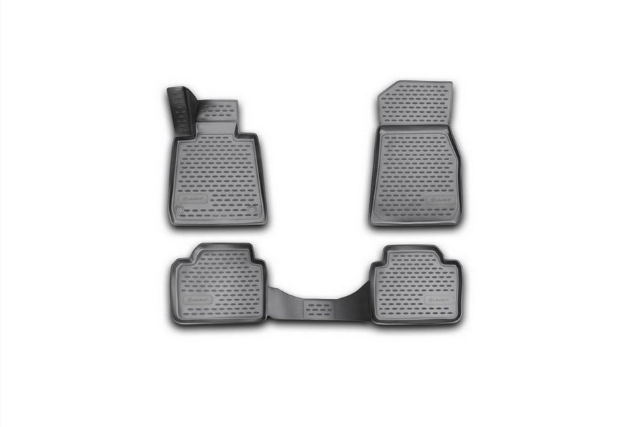 BMW 3 Series F30/F31 2012-2019 Tapis de sol en caoutchouc 3D pour habitacle (4 pcs, Novline) Photo 1