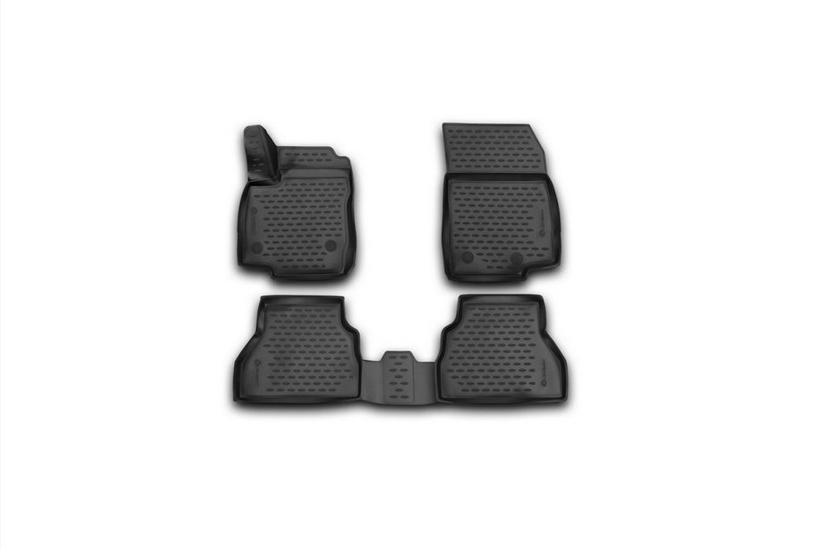 Ford B-Max 2012-2017 Tapis de sol en caoutchouc 3D pour habitacle (4 pcs, Novline) HB Image