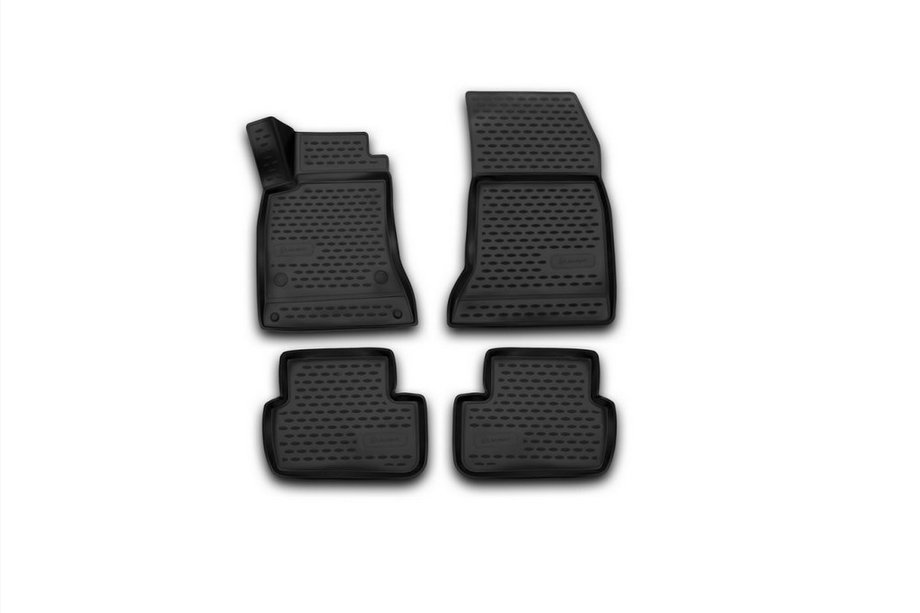 Mercedes B-class W246 2011-2018 Tapis de sol en caoutchouc (4 pcs, Novline) Photo 1
