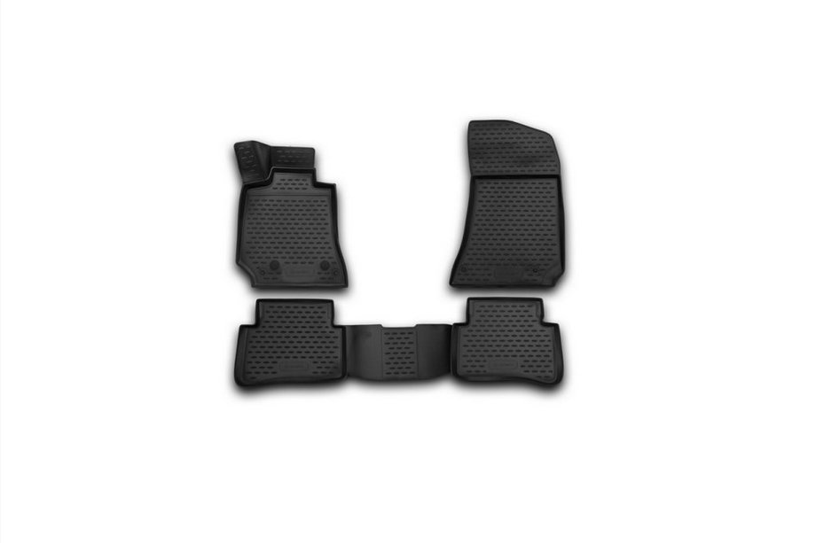 Mercedes E-class W212 2009-2016 Tapis de sol en caoutchouc (4 pcs, Novline) SD Photo 1