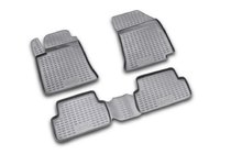 Renault Laguna 2001-2007 Tapis de sol en caoutchouc (4 pcs, Novline) photo 1