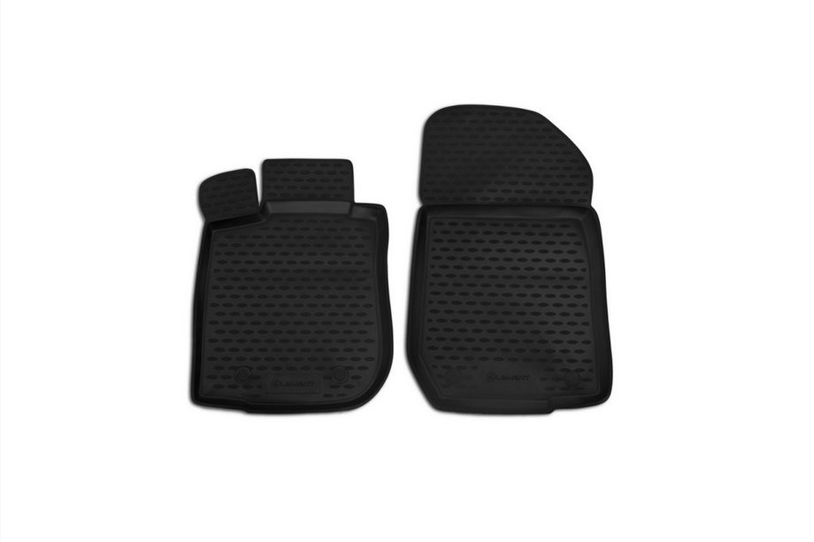 Renault Logan I 2005-2008 Tapis en caoutchouc avant pour habitacle (2 pcs, Novline) Image