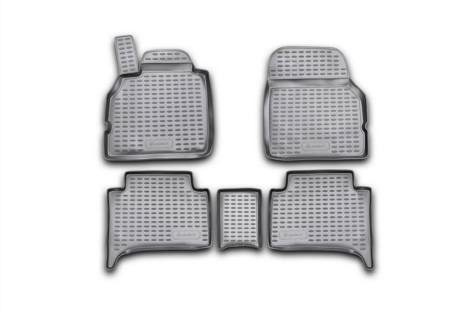 Renault Scenic/Grand 2003-2009 Tapis de sol caoutchouc interieur (5 pcs, Novline) Photo 1
