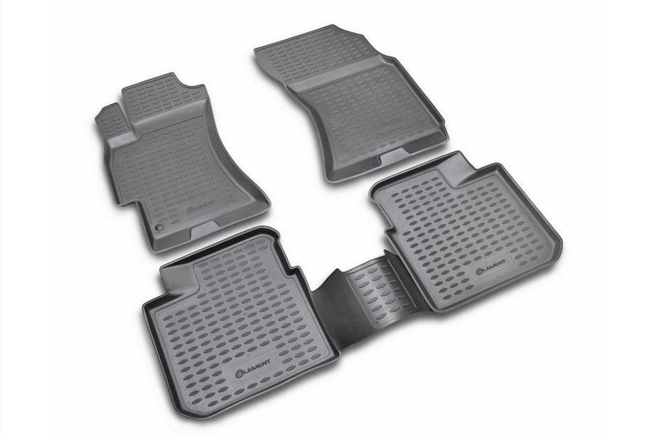 Subaru Outback 2005-2009 Tapis de sol en caoutchouc (4 pcs, Novline) Image