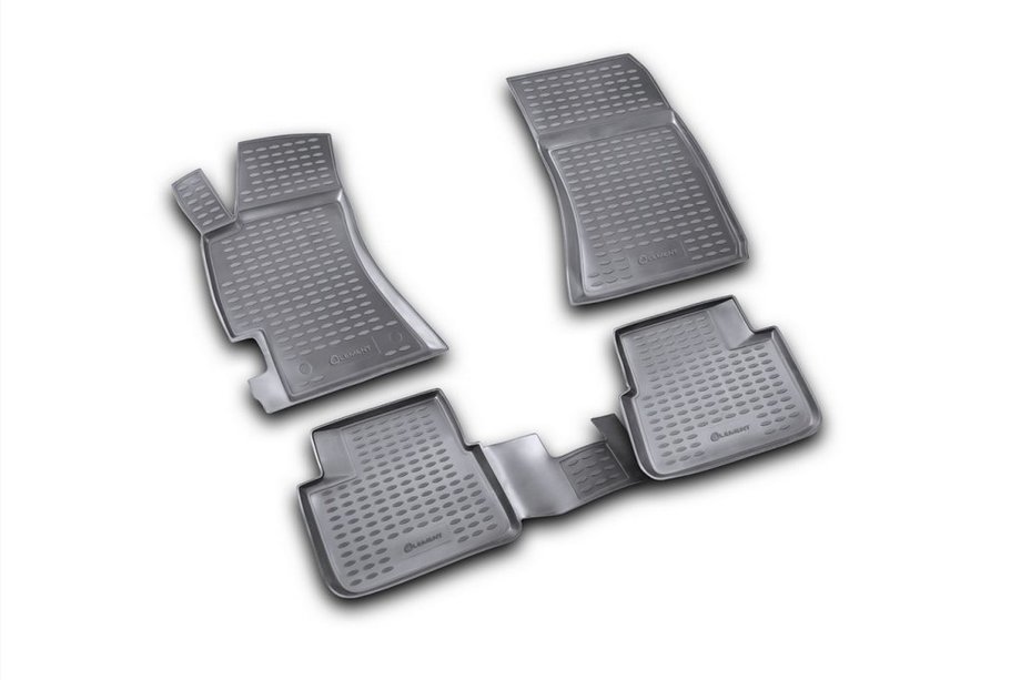 Subaru Impreza 2007-2011 Tapis de sol en caoutchouc (4 pcs, Novline) Image