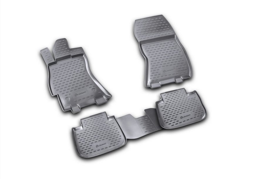 Subaru Legacy 2009-2014 Tapis de sol en caoutchouc (4 pcs, Novline) Image