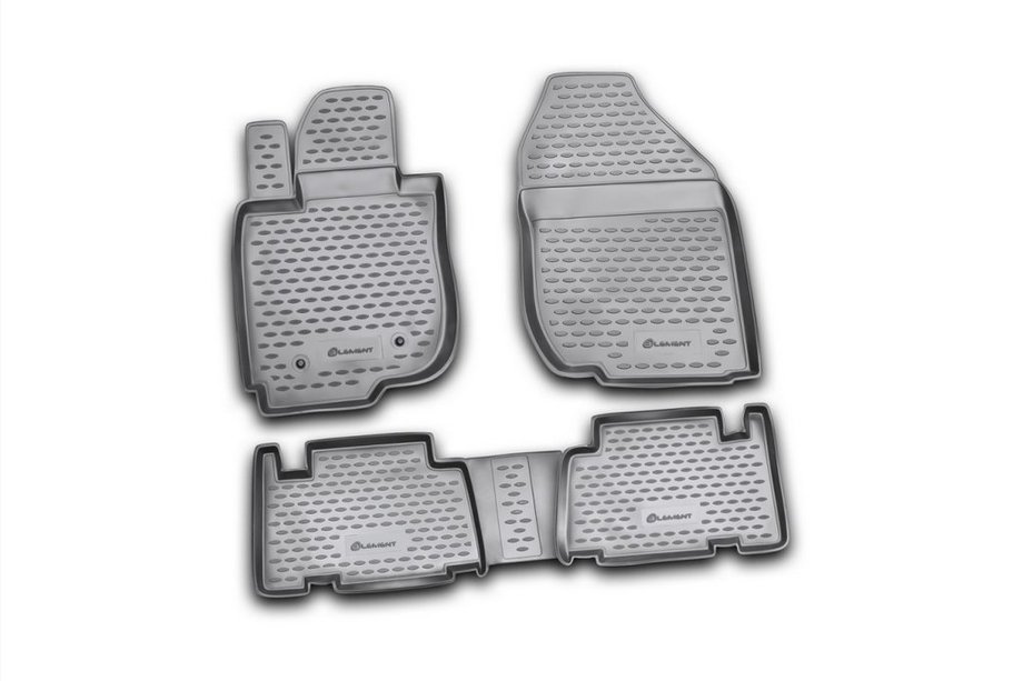 Toyota Rav 4 2006-2013 (2006-2010) Tapis de sol en caoutchouc (4 pcs, Novline) Photo 1