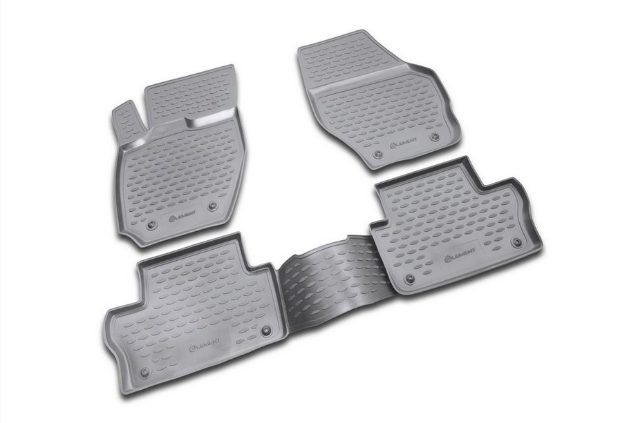 Volvo XC60 2009-2017 Tapis de sol en caoutchouc (4 pcs, Novline) Photo 1
