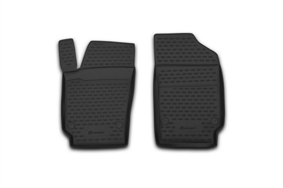 Volkswagen Polo 2010-2017 Tapis en caoutchouc avant (2 pcs, Novline) SD Image