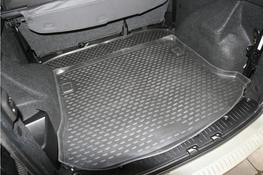 Lada Largus 2012- Tapis de coffre en caoutchouc (lot de 2 pcs) (Novline) SW (5 places) Image