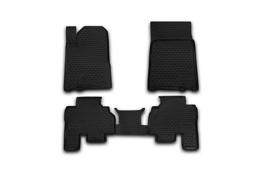 SsangYong Kyron 2005-2014 Tapis de sol en caoutchouc (4 pcs, Novline) Photo 1