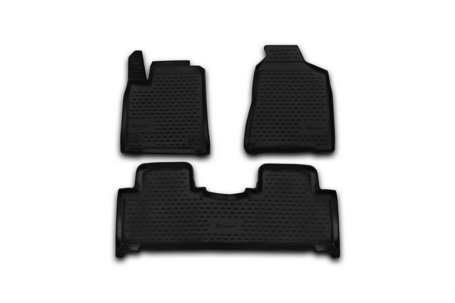SsangYong Action 2005-2018 (2013↗) Tapis de sol en caoutchouc (3 pcs, Novline) Image