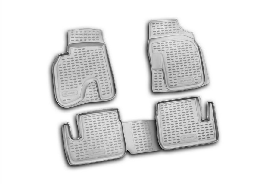 Chery Tiggo 1 2005-2016 Tapis de sol en caoutchouc (4 pcs, Novline) Photo 1