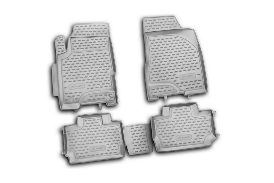 Chery A13 2008-2019 Tapis de sol en caoutchouc (4 pcs, Novline) Image