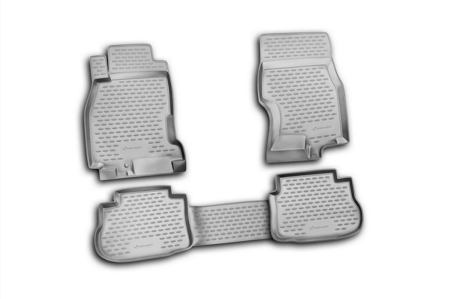 Infiniti FX 2003-2008 (FX35) Tapis de sol en caoutchouc (4 pcs, Novline) Image
