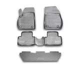 Opel Zafira C Tourer 2011-2019 Tapis de sol caoutchouc habitacle (5 pcs, Novline) 5 places photo 1
