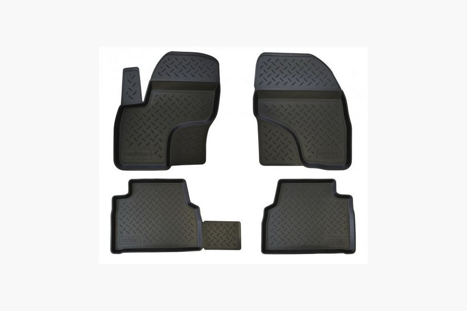 Ford Kuga 2008-2013 Tapis de sol en caoutchouc (4 pcs, Novline) Image
