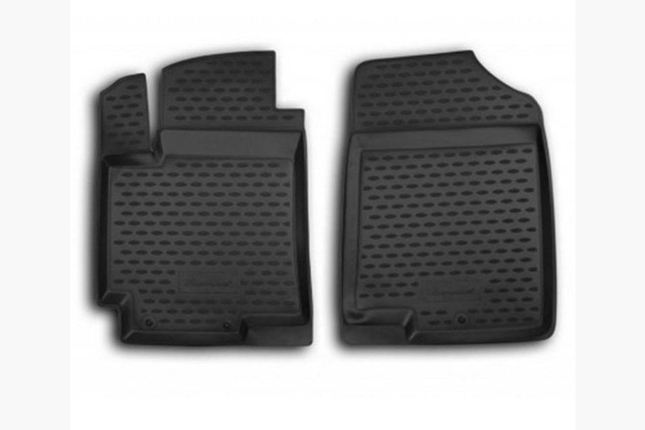 Ford Connect 2002–2006 Tapis de sol en caoutchouc intérieur (2 pcs, Novline) Image