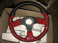 VAZ 2108-2109 1984-2011 Volant Rouge (avec Adaptateur) photo 1