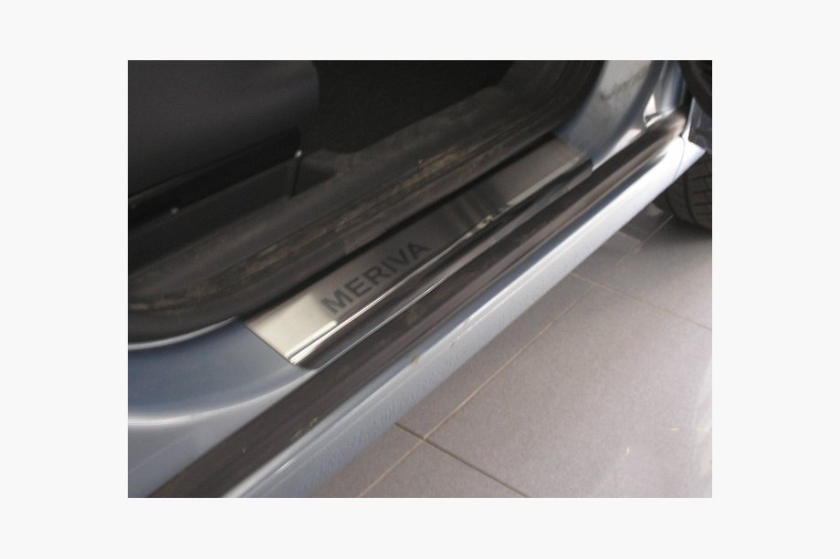 Opel Meriva 2010-2017 Seuils de porte Natanika Premium (4 pcs, inox) Image