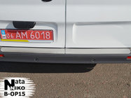 Opel Vivaro 2001–2015 Protection de pare-chocs arrière Natanika (inox) photo 1