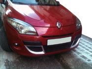 Renault Megane III 2009-2016 Inserts de pare-chocs (2008-2012, 2 pcs, à peindre) photo 1