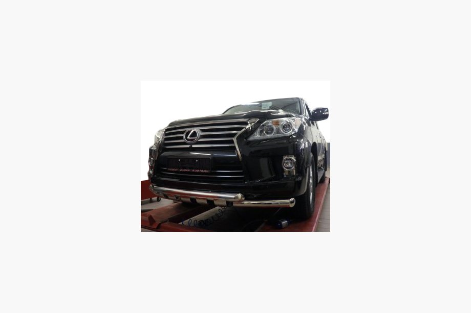 Lexus LX570/450d 2008-2022 Protection avant Gronder (2008-2015 inox) Image