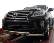 Lexus LX570/450d 2008-2022 Protection avant Gronder (2008-2015 inox) photo 1