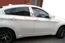 BMW X6 E71 2008–2014 Moulures de Montants de Porte en Acier Inoxydable photo 1