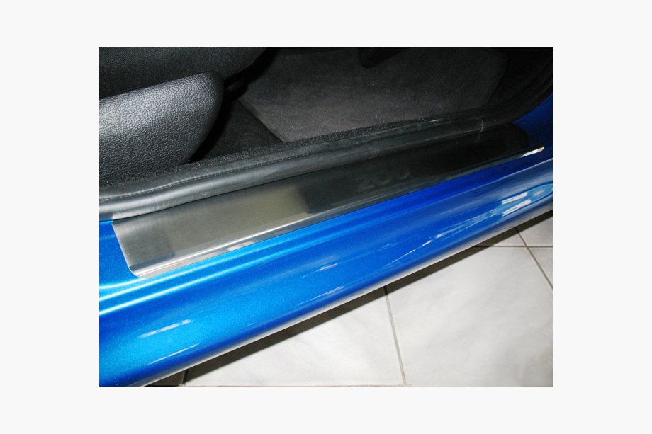 Peugeot 206 1998-2024 Seuils de porte Natanika Premium (4 pcs, inox) Image
