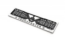 Volkswagen T4 Transporter 1990-2003 Cadre de plaque d'immatriculation chrome Transporter (1 pc, acier inoxydable) photo 4