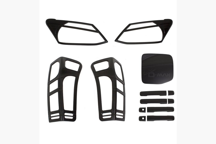 Isuzu D-Max 2011-2019 Kit de garnitures (ABS noir) Image